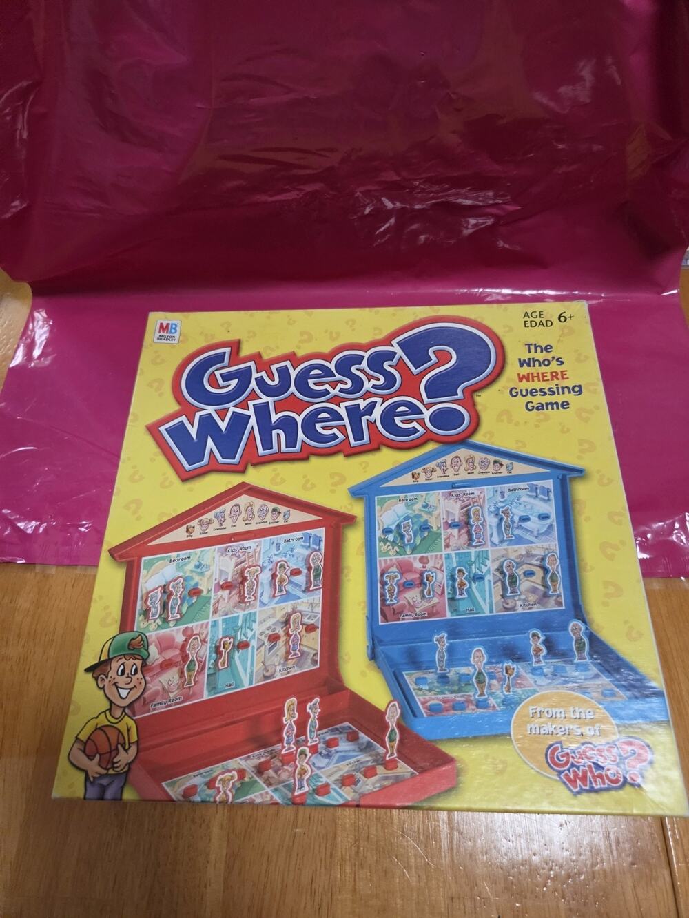 Vintage 'Guess Where' Game By Milton Bradley